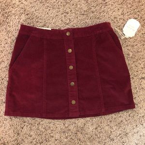 Maroon/Burgundy Altard State Skirt Size L